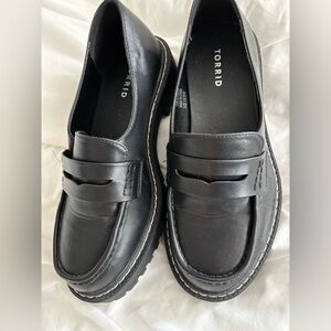 Torrid Black Chunky Loafers - Low Heel